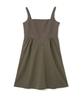 Milo Woman Hemline Midi Dress [Khaki Brown]