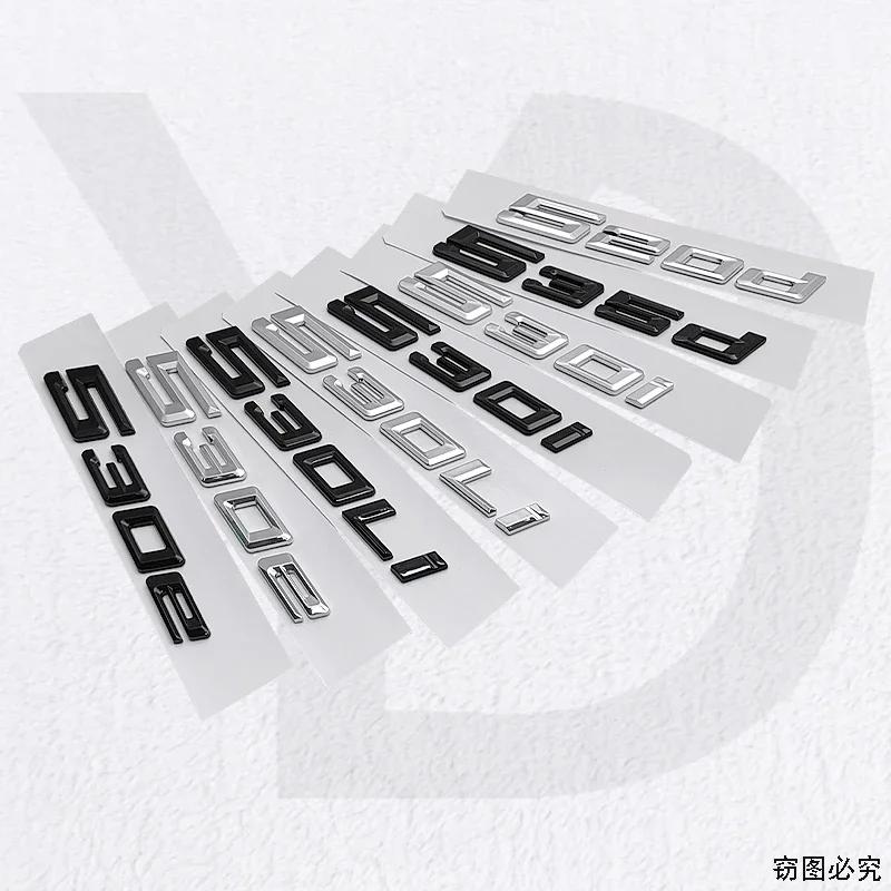 ABS Auto Sticker Letters Decal for BMW 525i 525Li 520d 530i 530Li 530e Logo Embleem Badge