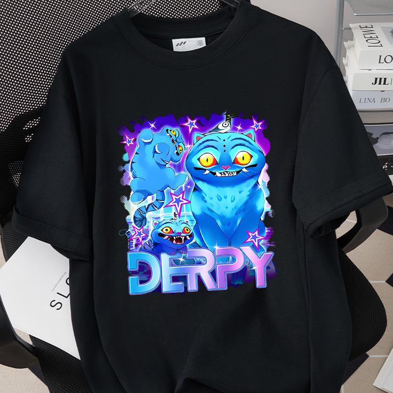 Kpop Korean Wave Witch Hunt Printed T-shirt Short Sleeve 5983 EMA S