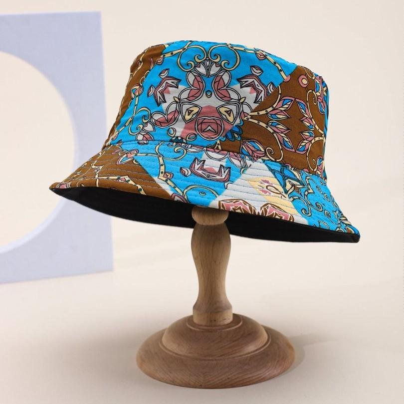 Japan And South Korea Export Double-Sided Bucket Hat Men And Women Sunshade Trend Uv-Proof Basin Hat Versatile Big Head Circumference