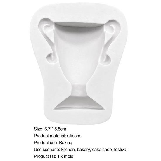 Trophy Cake Mold Food Grade Easily Demold Eco-friendly Baking Supplies Homemade Cake Trophy Molds for Kitchen