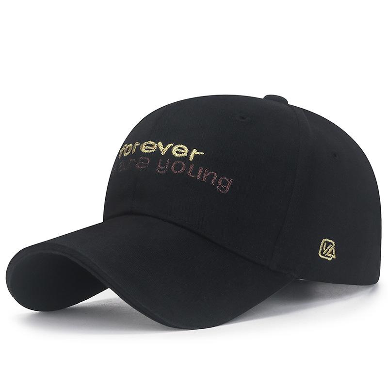 Spring and Autumn Trendy Letter Baseball Caps, Men and Women Couple Sandwich Sun Hats, Casual Baseball Caps
