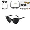 Classy Vintage Retro Cat Eye Triangle Sunglasses For Women Colorful Eyewear Glasses