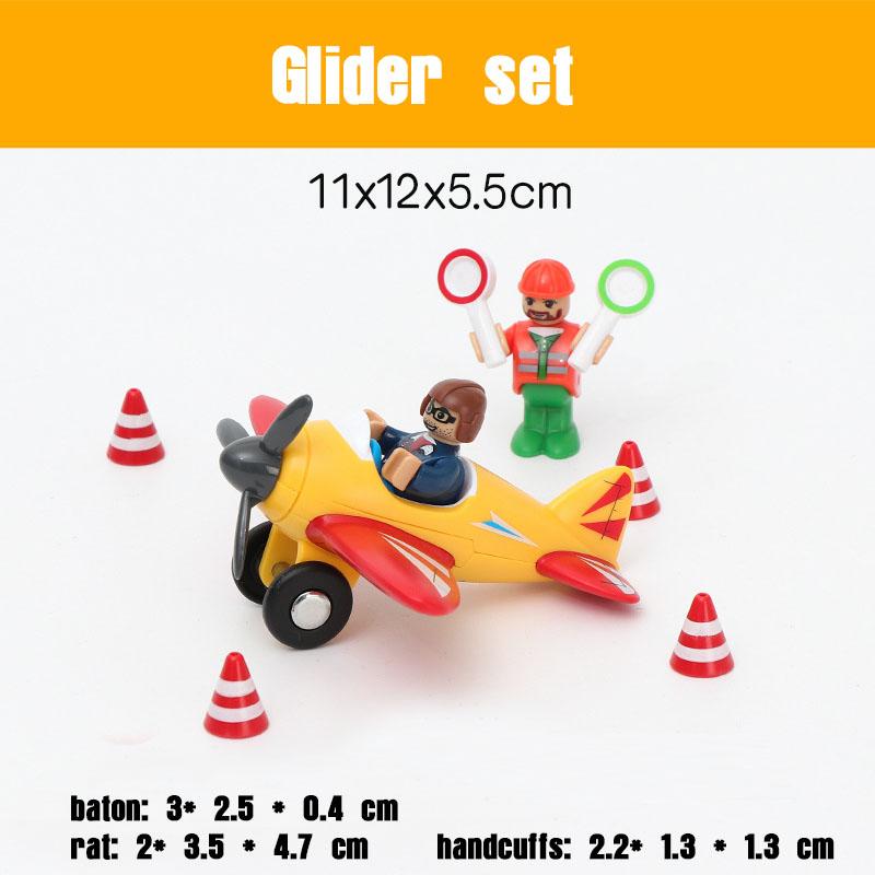 Fire Truck Magnetic Train Car Ambulance Police Car Toy Fit Brio Wooden Train Track Railway Toys For Children