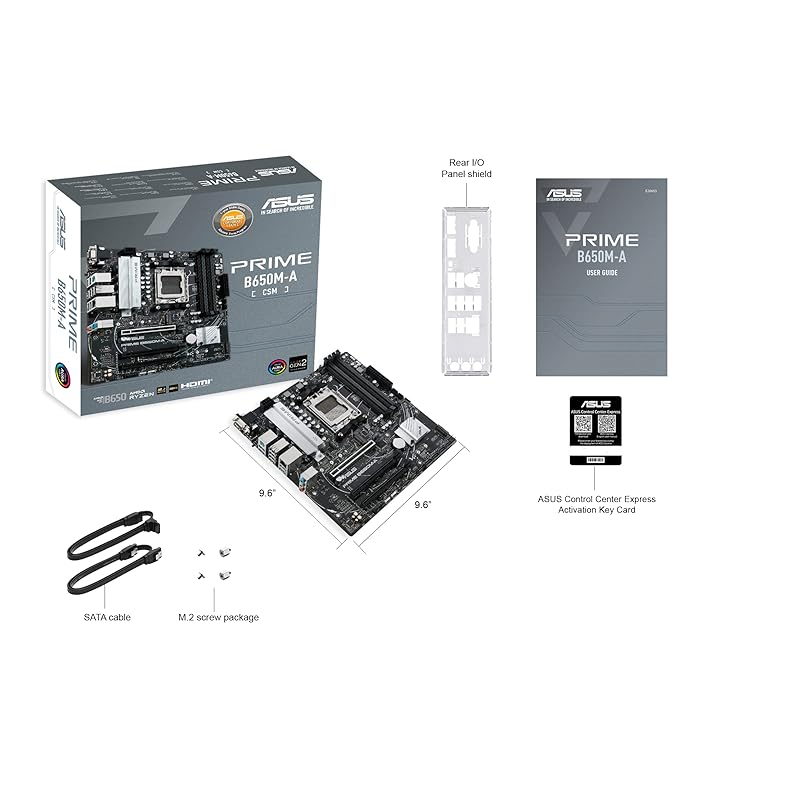 ASUS AMD Socket AM5 correspondence B650M chipset Micro-ATX motherboard PRIME B650M-A/CSM/Domestic authorized distributor product