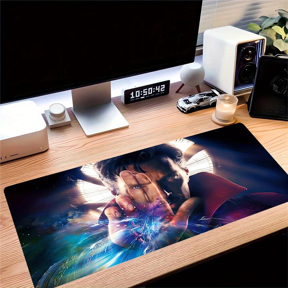 Large Multi-Size Non-Slip Rubber Base Villain, Doctor Strange Mouse Pad, Stitched Edges Keyboard Desk Mat for School, Office, Home, Gift for
