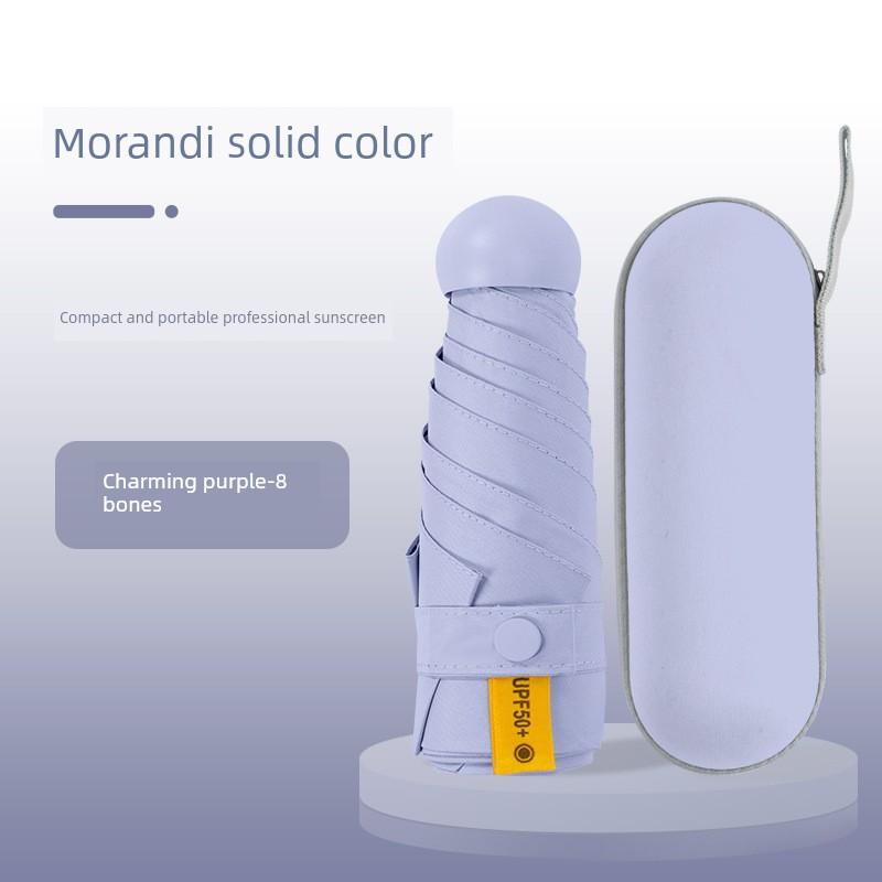 Dual-Use Umbrella for Women, Sun Protection, Uv Protection, Pocket Umbrella, 40% off Flat Sun Umbrellas, Compact Sunshade Umbrella