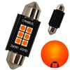 C5W LED Bulb SV8.5 12-24V CANBUS 36mm - Orange Off-Road