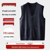 Herren Plus Size Strickweste mit V-Ausschnitt Cardigan