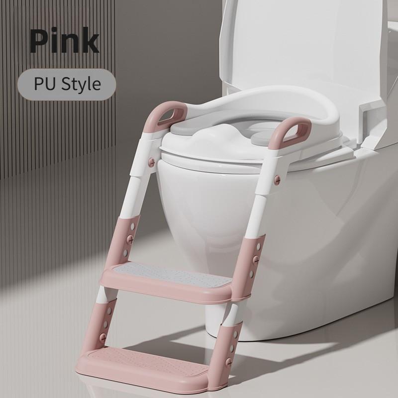 Scala Domestica per Bambini Toilette Multifunzionale Porta Toilette Regolazione dell'Altezza a Sei Livelli Pedale per l'Assistenza all'Igiene del Bambino
