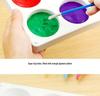 Children's Gouache Watercolor Finger Paint Tray Set