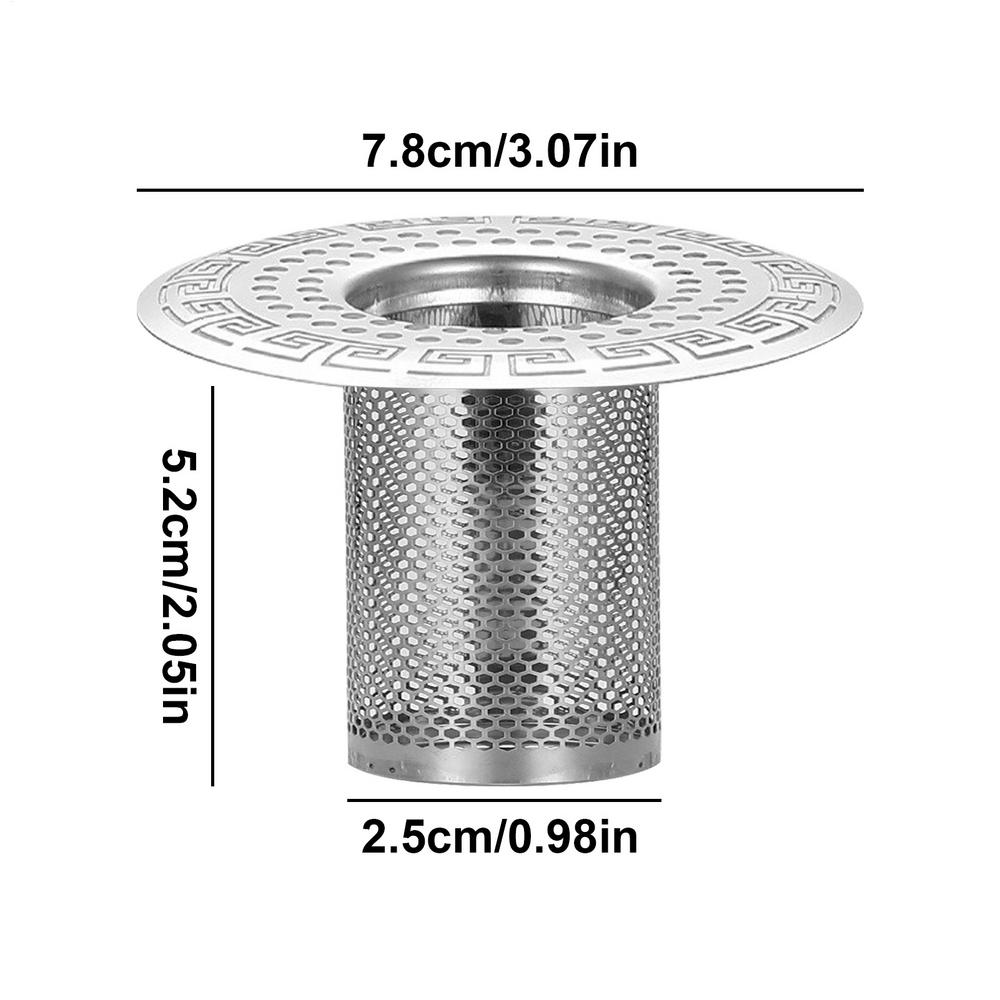 

Сетчатый фильтр для раковины, напольный слив, фильтр из нержавеющей стали, сетка, фильтр для кухонной раковины, уловитель волос для ванны, стопор, сетка для душа против засоров