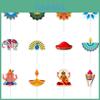 Diwali Thema Kuchenaufsatz Fahnen Papier Party Dekoration Für Feiern