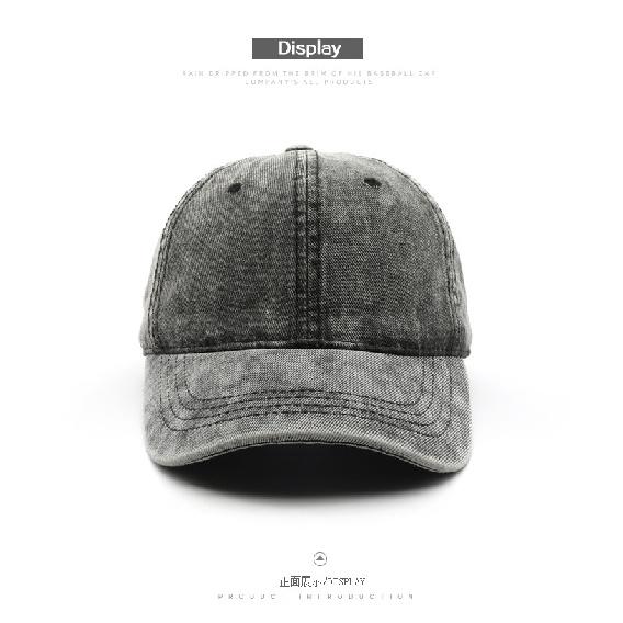 Women's Solid-color Plain Denim Baseball Cap, Suitable for Outdoor Activities, Provides Sun Protection and Shade
