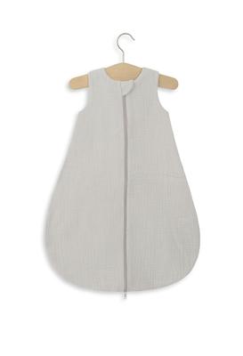 Rounded Muslin Sleeping Bag for Children S 0-6 Months Summer TOG 1.0 - Gray