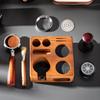 Coffee Tamping Station Portafialter Holder Coffee Portafilters Brush  Coffee Storage Tool Espresso Accessories Barista Tool