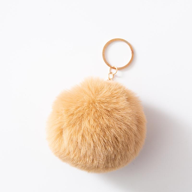 Rabbit Plush ball Pendant 8CM Ladies luggage Plush Keychain Pendant Bag Accessories Gifts