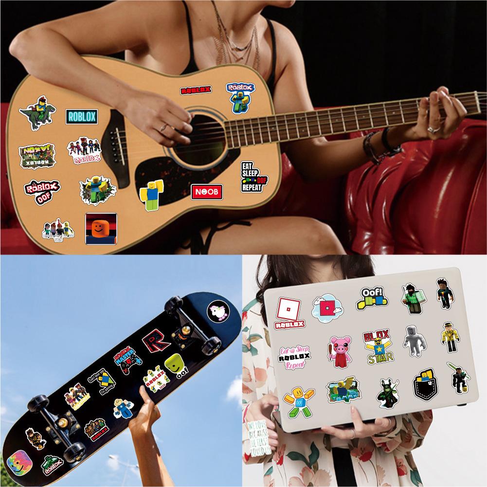 Roblox Stickers 100 Pcs Self Adhesive Water Resistant Vinyl Decals Designed For Laptop Luggage Notebook Children Activity Fans Creative Stickers