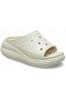 Comfort Women Platform Slides Crocs Crush 208731 Sandal Beige 38-39 EU Fashion Non-Slip