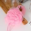 Flamingo shower ball and shower towel
