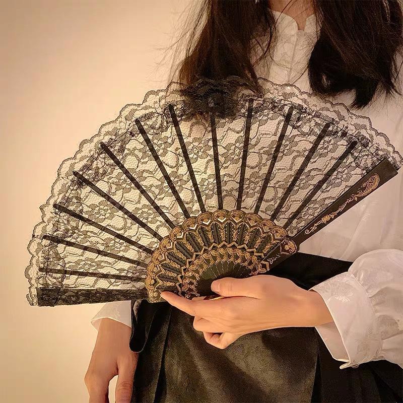 

Высококачественный женский складной веер из зеленого бамбука в античном китайском стиле для ханьфу, ципао, для летних танцев, подарок 6.3in