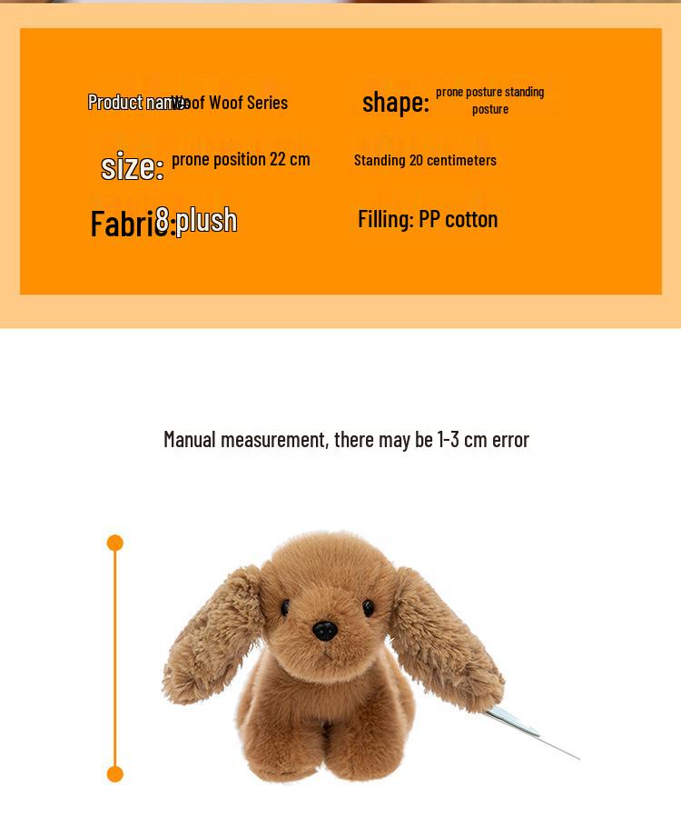 Puppy Series Plush Toys & Figurines - Perfect for Home Decor & Children's Gifts