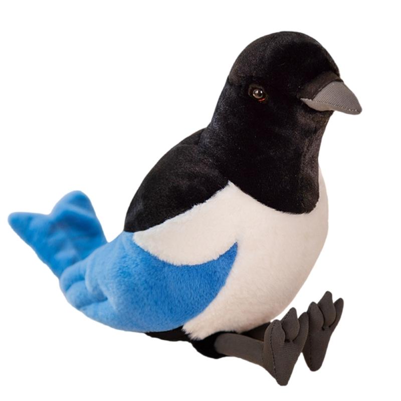 Multipurpose Pigeons Shape Stuff Toy Comforting Sturdy Plush Portable Accessory for Kids and Adults Relaxation