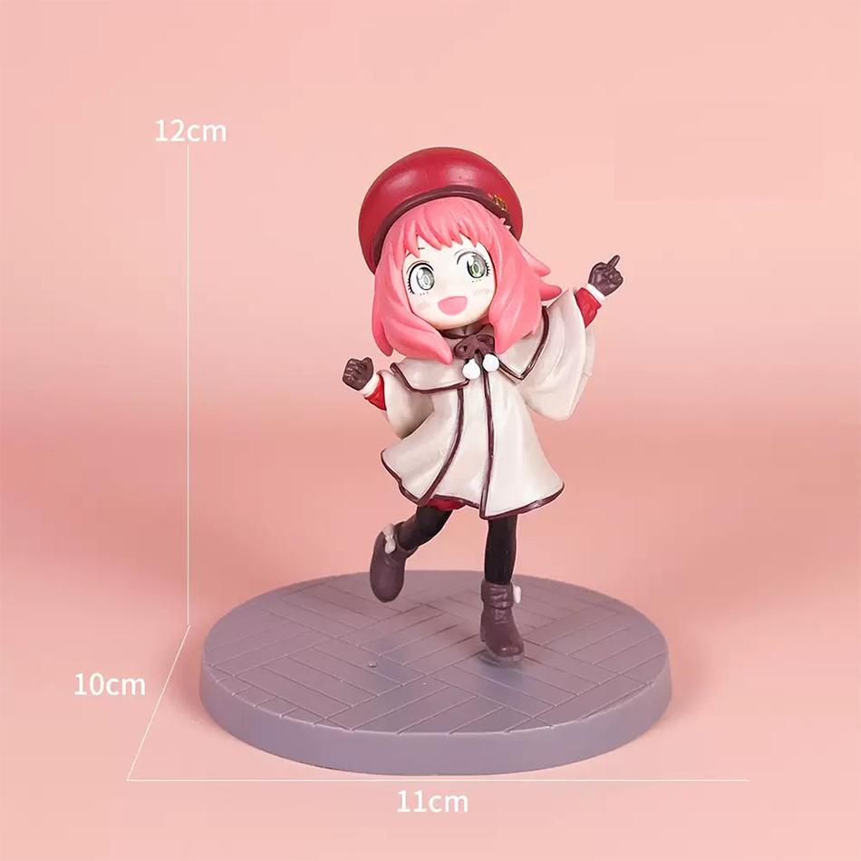 15CM Anime Anya Forger Figure Gekijouban Spy × Family Code White Kawayi Cute Model Toy Gift Collection Set Toy Action Figure