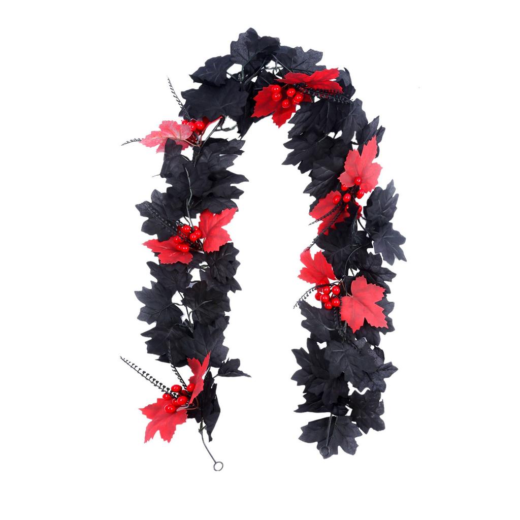 Hanging Decorations, Artificial Maple Leaves And Vines, Halloween Artificial Green Plants, Festival Decorations, Artificial Maple Leaves.