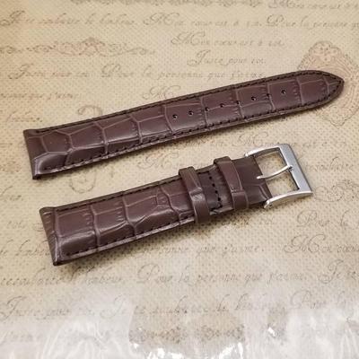 Used Genuine SEIKO 20mm Alpinist SARB017 Watch Band, Seiko Men's Dark Brown CrocFeraligatr Embossed DG26AB