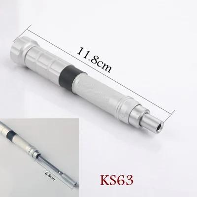 Precision Screwdriver Bit Holder Bearing  Aluminium Alloy Magnetic Screwdriver Bolt Handle for H4mm Screw Driver Bits