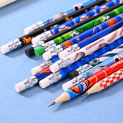 12 Pcs Football Themed Pencils Writing Pencils School Office Supplies Drawing Pencils For Students School Exams