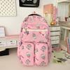 Cartoon Women's Backpack Large Capacity Graffiti Print Student Schoolbag