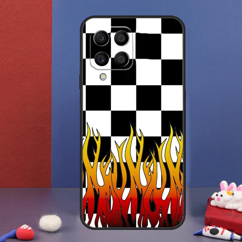 Cool Flame Colorful Pattern Case For Samsung Galaxy M32 M52 M12 M16 M14 M54 M13 M33 M53 M56 M36 M31 M11 M35 M55 M15 M06