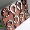 Wood Bracelet Stand Jewelry Storage Box Jewelry Stand Jewelry Display Holder Necklace Display Stand Wood Texture