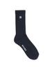 B Logo Crew Free 11430342324 Men's Socks, Navy, Size,