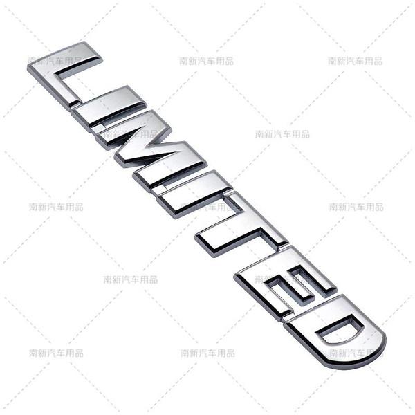2pcs/lot 3D Metal Toyota LIMITED Car Emblem Auto Badge Rear Trunk NamePlate Stickers Side Fender Decal