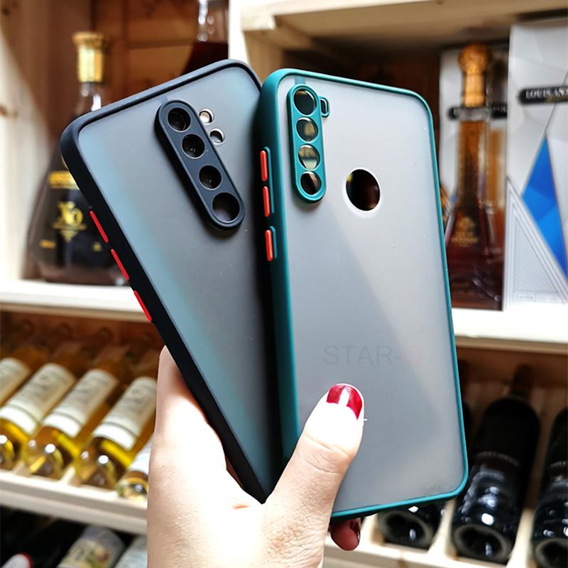 Matte Hard Case On For Xiaomi Redmi Note 8 Pro 9 9pro 7 Shockproof Silicone Back Cover Xiomi Redmi Note8 Note9 8pro