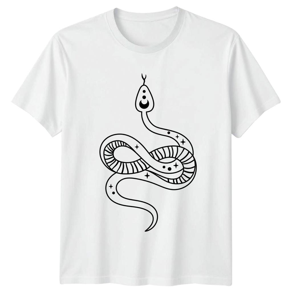 Mystical Serpent Celestial Creature Bohemian TShirt Celestial Serpent