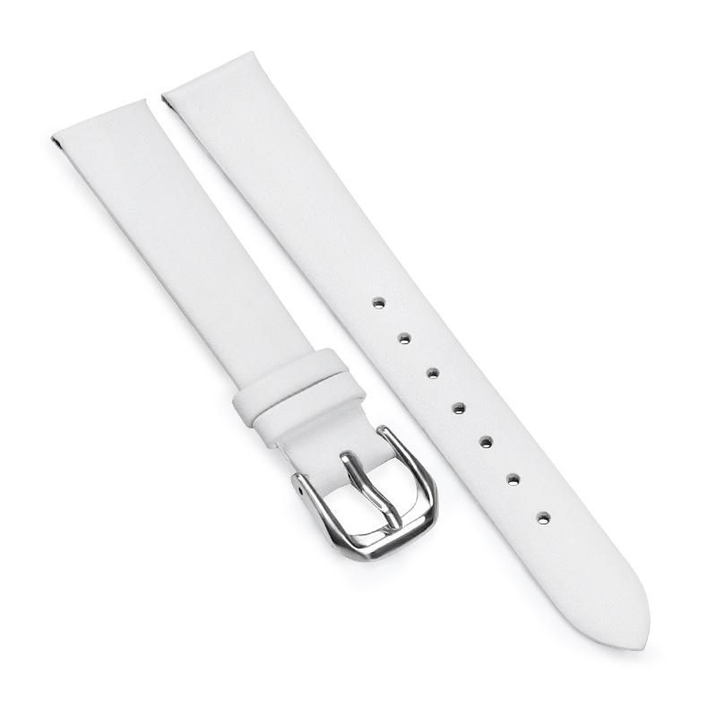 

6mm 8mm 10mm 12mm 13mm 14mm 15mm 16mm 17mm Genuine Leather Watch Bracelet Womens Fashion Watchband Band Small Universal Straps 15mm білий