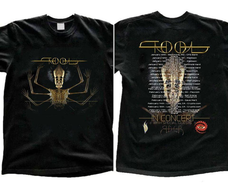 2024 Tool In Concert Shirt, Tool Band Fan Gift Shirt, Rock Band Tool 2024 Tour