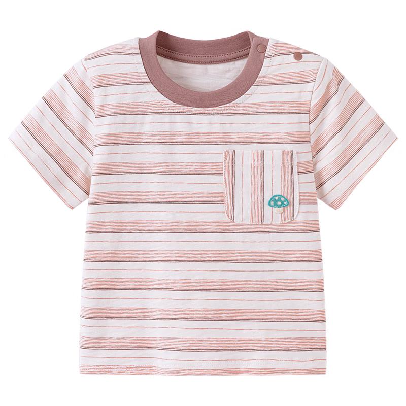 

Babylove Unisex Striped Short Sleeve T-Shirt 110