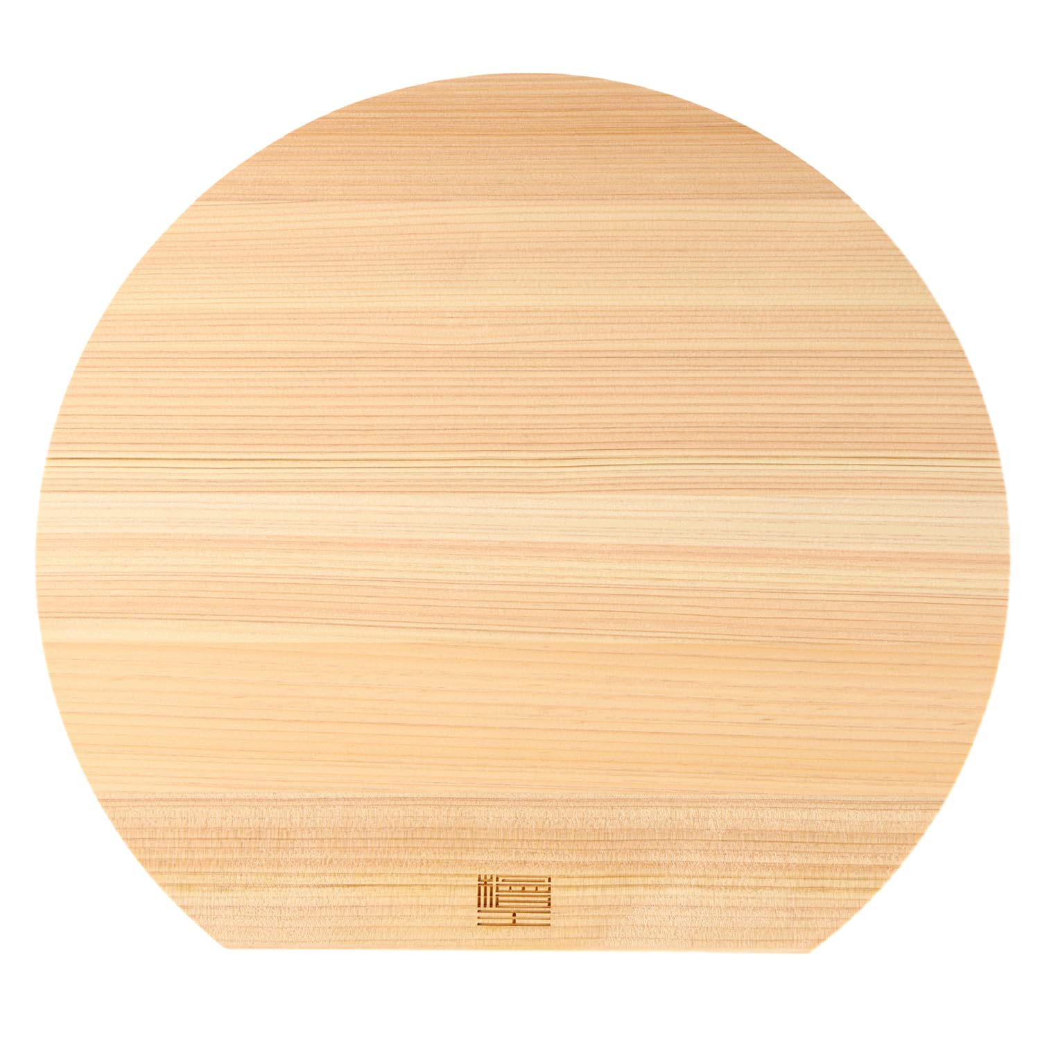 

Hinokioh Japanese Cypress D-Shaped Cutting Board, Medium, 31 x 28 x 2 cm [Wooden Cutting Board, Hinoki]