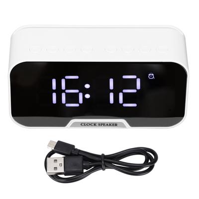 D‑88 Multifunctional Bluetooth Clock Speaker Portable Dual Alarm Clock Function Speaker for Bedroom