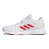 Adidas Edge Lux 4 Comfortable Simple Fabric Durable Shock Absorption Lightweight Low Top Casual Running Shoes Women sneaker White Red FX9952
