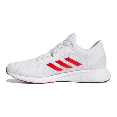 Edge Lux 4 Comfortable Simple Fabric Durable Shock Absorption Lightweight Low Top Casual Running Shoes Women Sneaker White Red FX9952