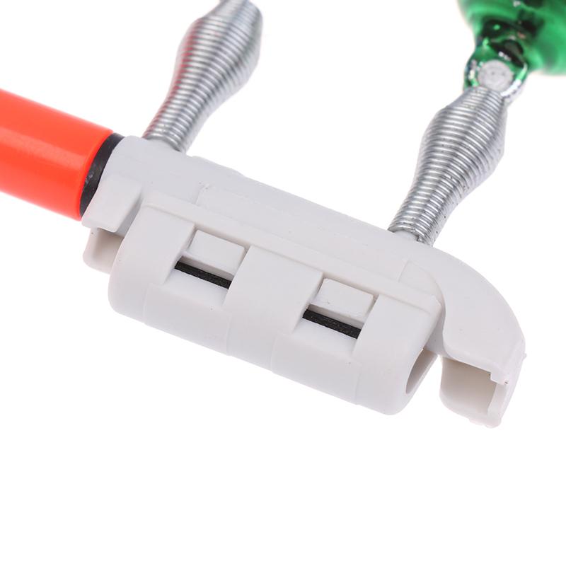 Fishing Bite Alarms Fishing Rod Double Bell Rod Clamp Tip Induction Lamp Bright Night Flash Led Without Battery Tackle Flash Led