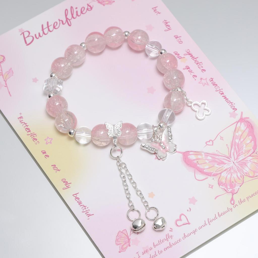 Mori Style Mermaid Crystal Bracelet - Sweet, Versatile Design for Women, Students, and Best Friends.