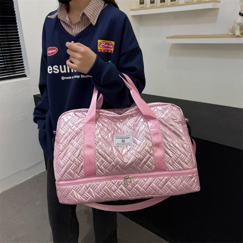 Travel Bag Dry And Wet Separate Sports Fitness Bag Lightweight Shoulder Crossbody Storage Bag With Shoes Compartment Luggage Bag