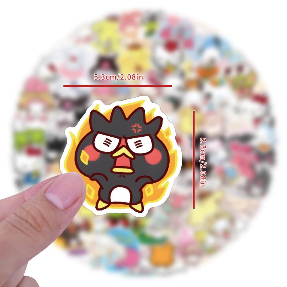 10/30/50/100pcs Cute  Series Anime Stickers Kuromi Pompom Purin Melody Cartoon Sticker Scrapbook Guitar Phone Decals Toys